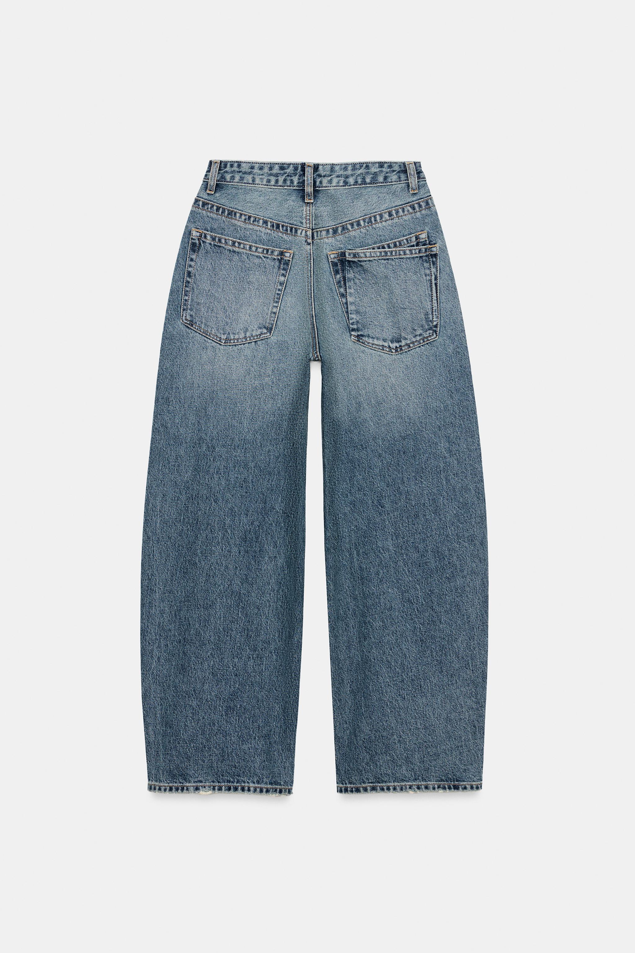 TRF MID-RISE BAGGY JEANS